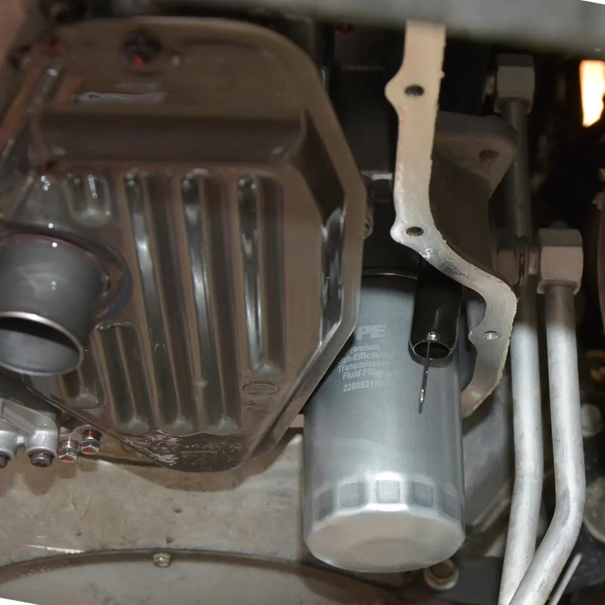 Pacific Performance Engineering magnet and base detail capturing metal debris to protect transmission parts