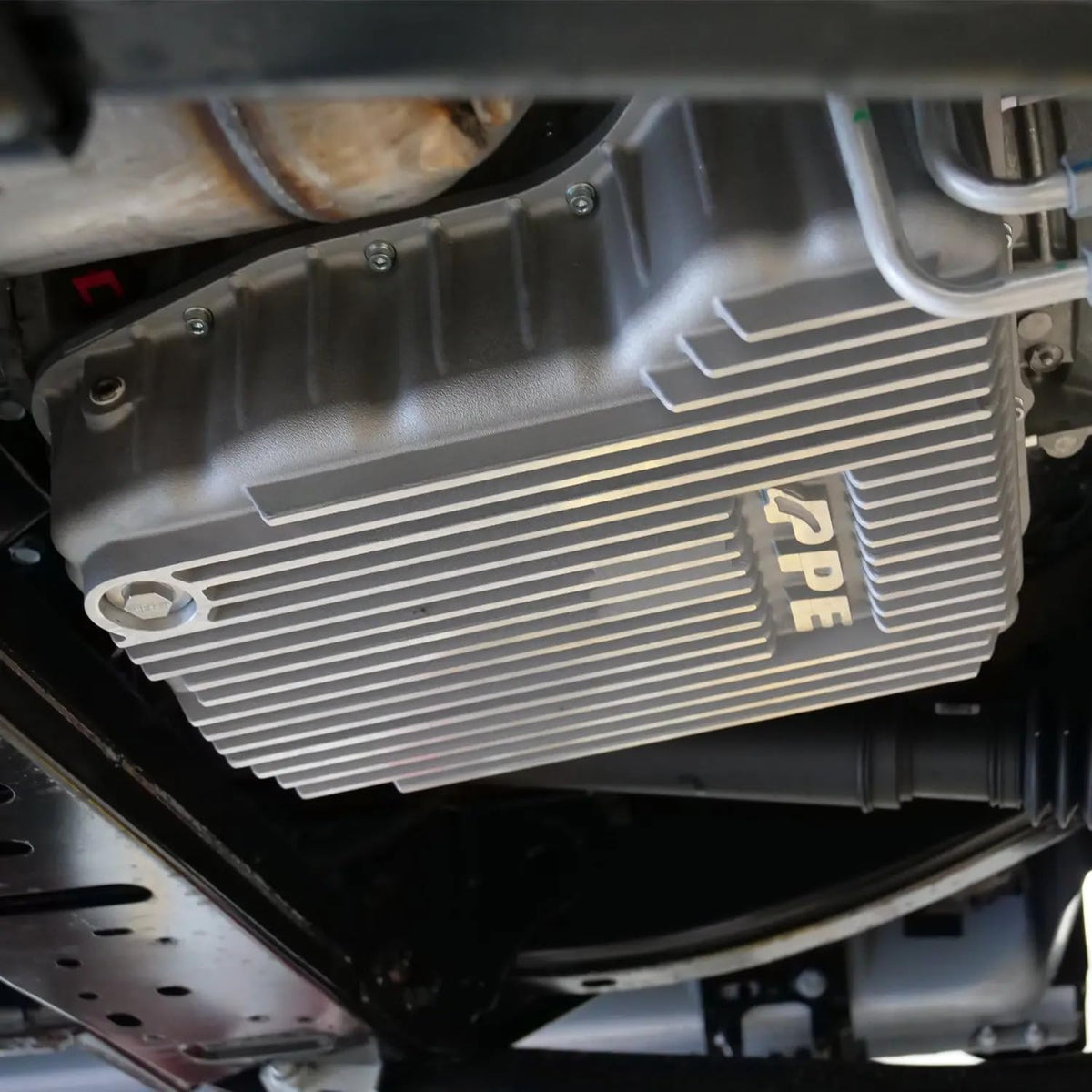 Pacific Performance Engineering angled view focusing on external cooling fins for better heat dissipation