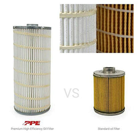 Pacific Performance Engineering filter next to wrench showing correct size and scale