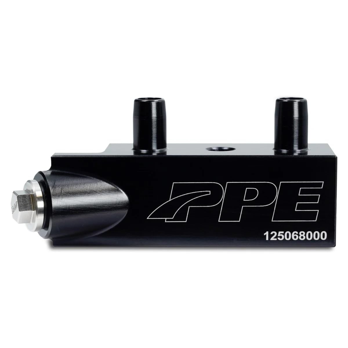 Pacific Performance Engineering front view showing valve shape and mounting benefit