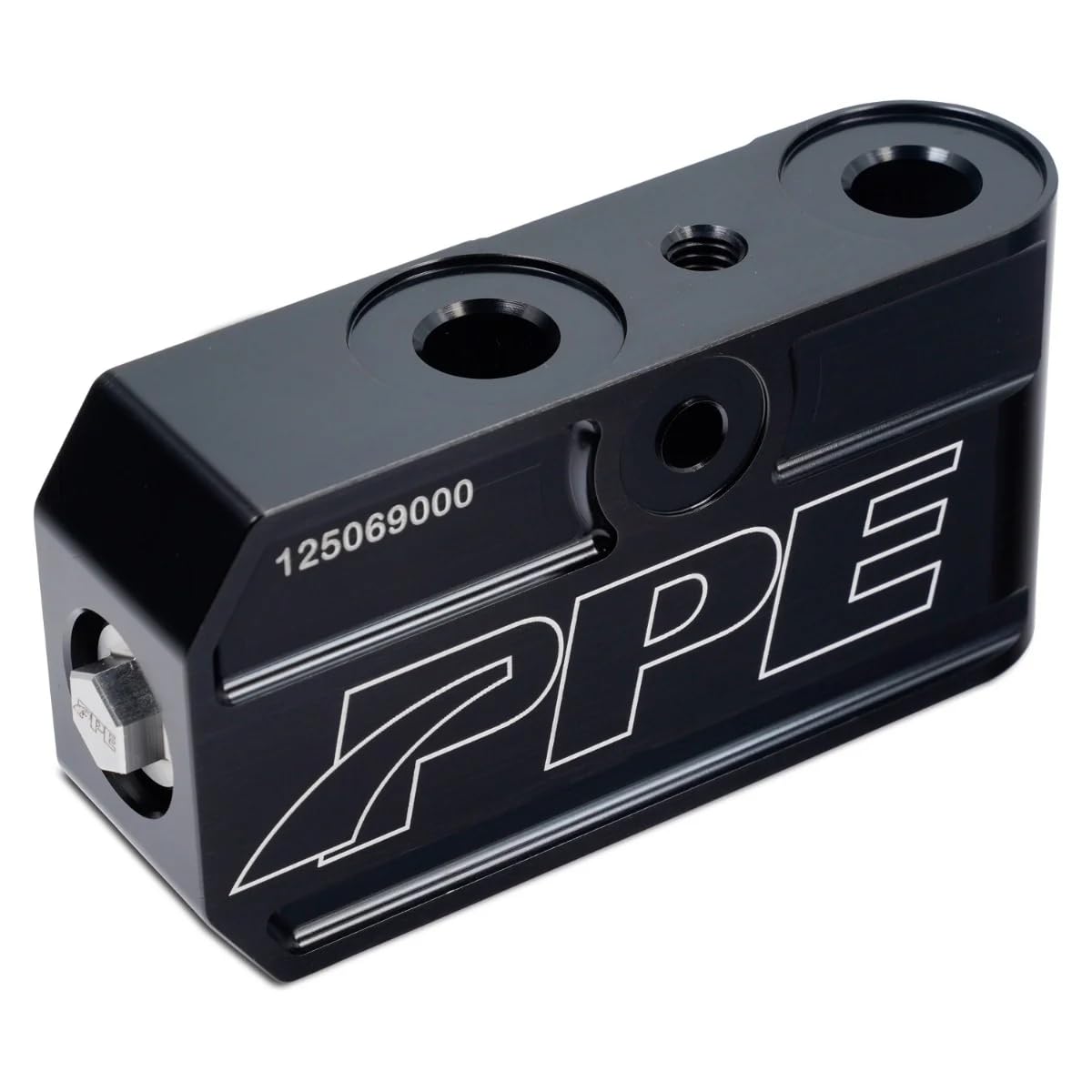 Pacific Performance Engineering valve front view showing compact billet design and improved cooling