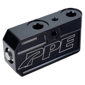Pacific Performance Engineering valve front view showing compact billet design and improved cooling