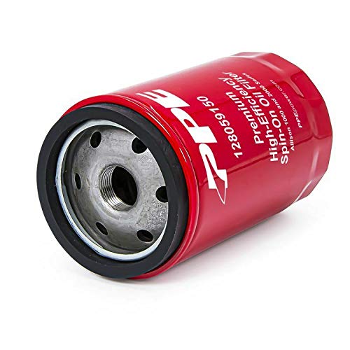 Pacific Performance Engineering top view of transmission filter showing inlet design benefit