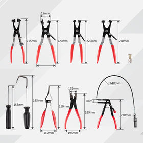 ppkbbeb bend throat pliers reaching behind engine components for access in tight spaces