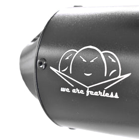 PPR PIT PRO RACING installed on dirt bike exhaust demonstrating easy swap upgrade