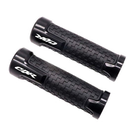 PPXIONG front view of grips showing fit and branded CBR logo for upgraded appearance