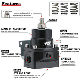 PQY billet aluminum body CNC-machined detail showing corrosion resistance