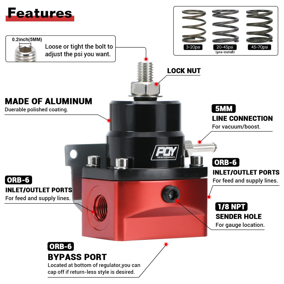 PQY billet aluminum finish detail highlighting CNC machining durability benefit