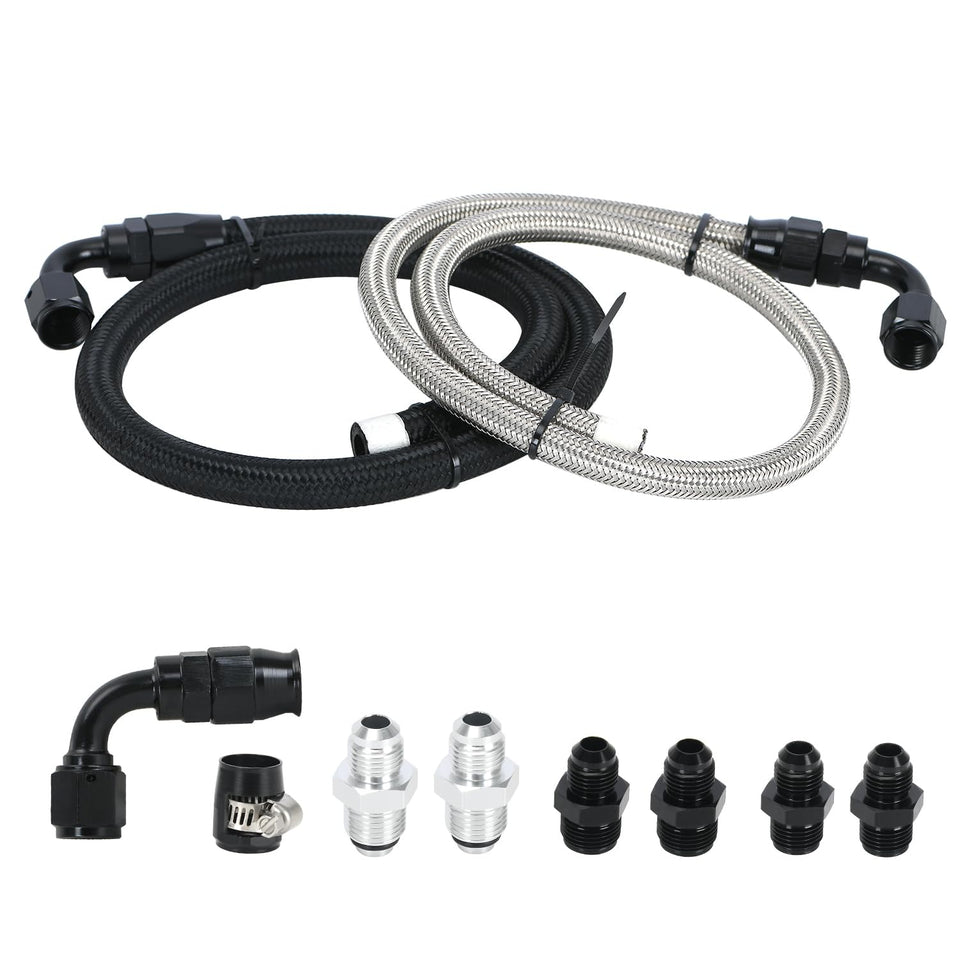 PQY kit front packaging showing complete hose set and fittings benefits durability