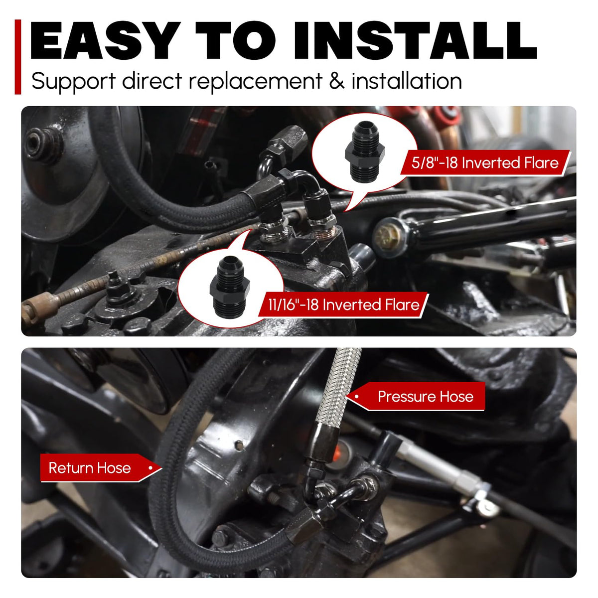 PQY kit beside ruler size comparison clarifying fitment and easy installation