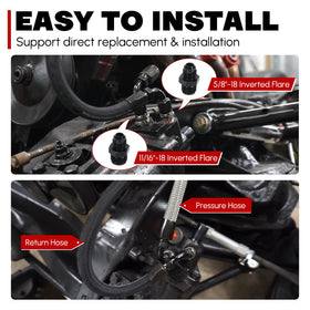PQY kit beside ruler size comparison clarifying fitment and easy installation