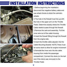 PQY cable installed on a go-kart demonstrating smoother, reliable throttle control