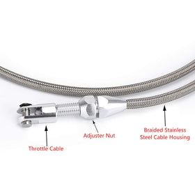 PQY 36 inch cable next to ruler showing scale for accurate cut-to-fit customization