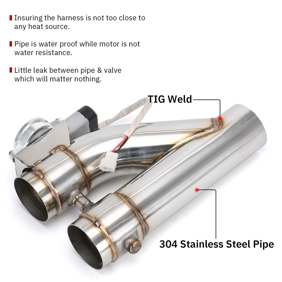 PQY close-up of 304 stainless finish highlighting corrosion resistance benefit