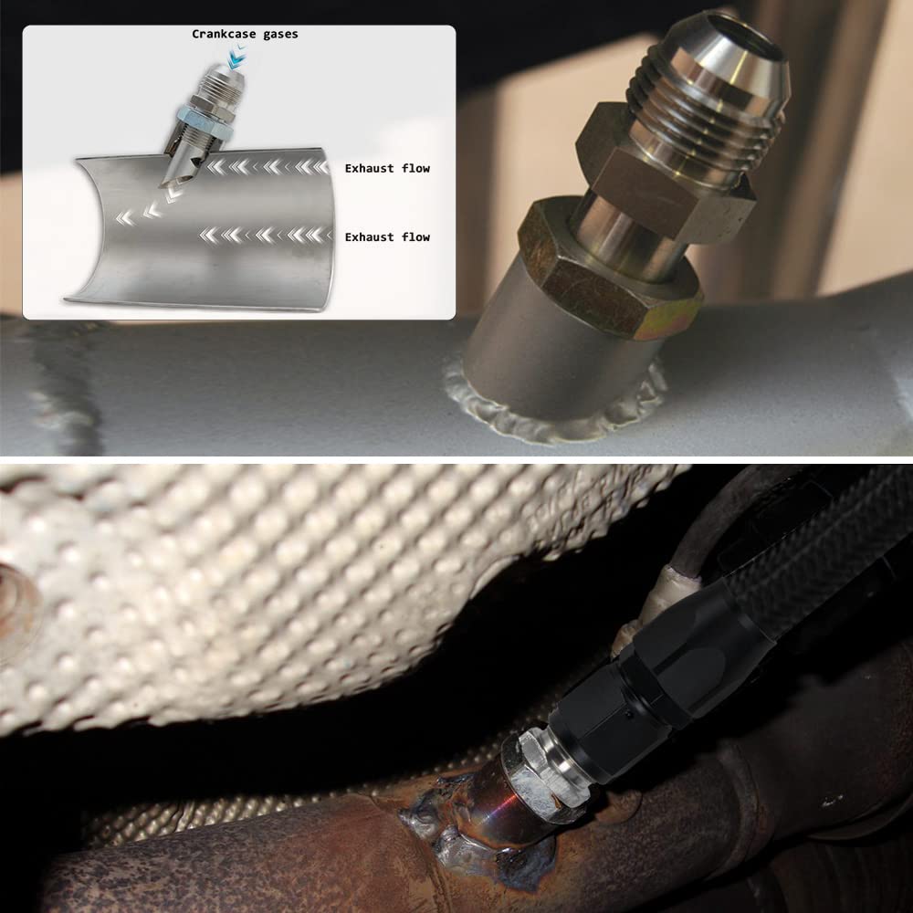 PQY installed on valve cover illustrating fitment and improved crankcase ventilation