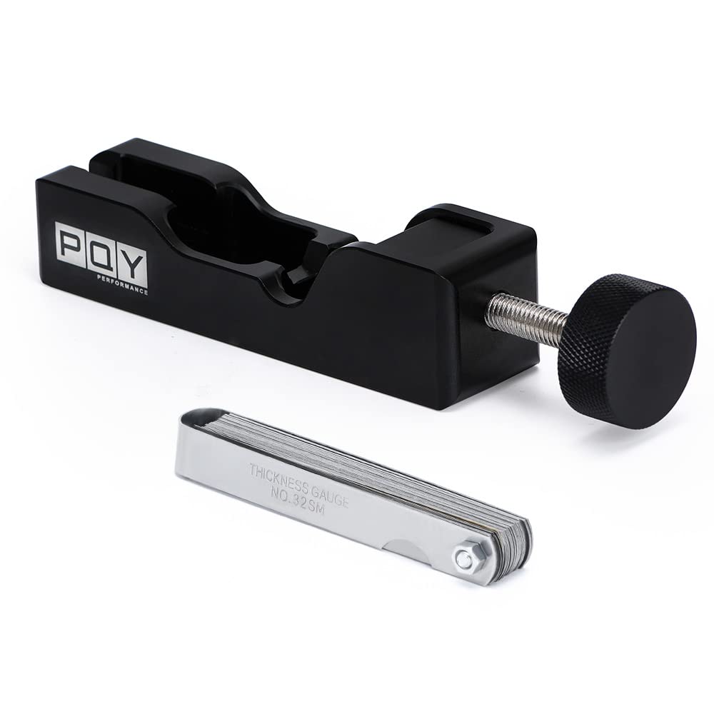 PQY front view of gap tool showing compact aluminum body and easy grip for quick adjustments