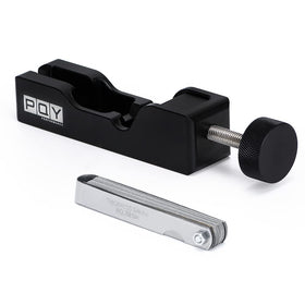 PQY front view of gap tool showing compact aluminum body and easy grip for quick adjustments