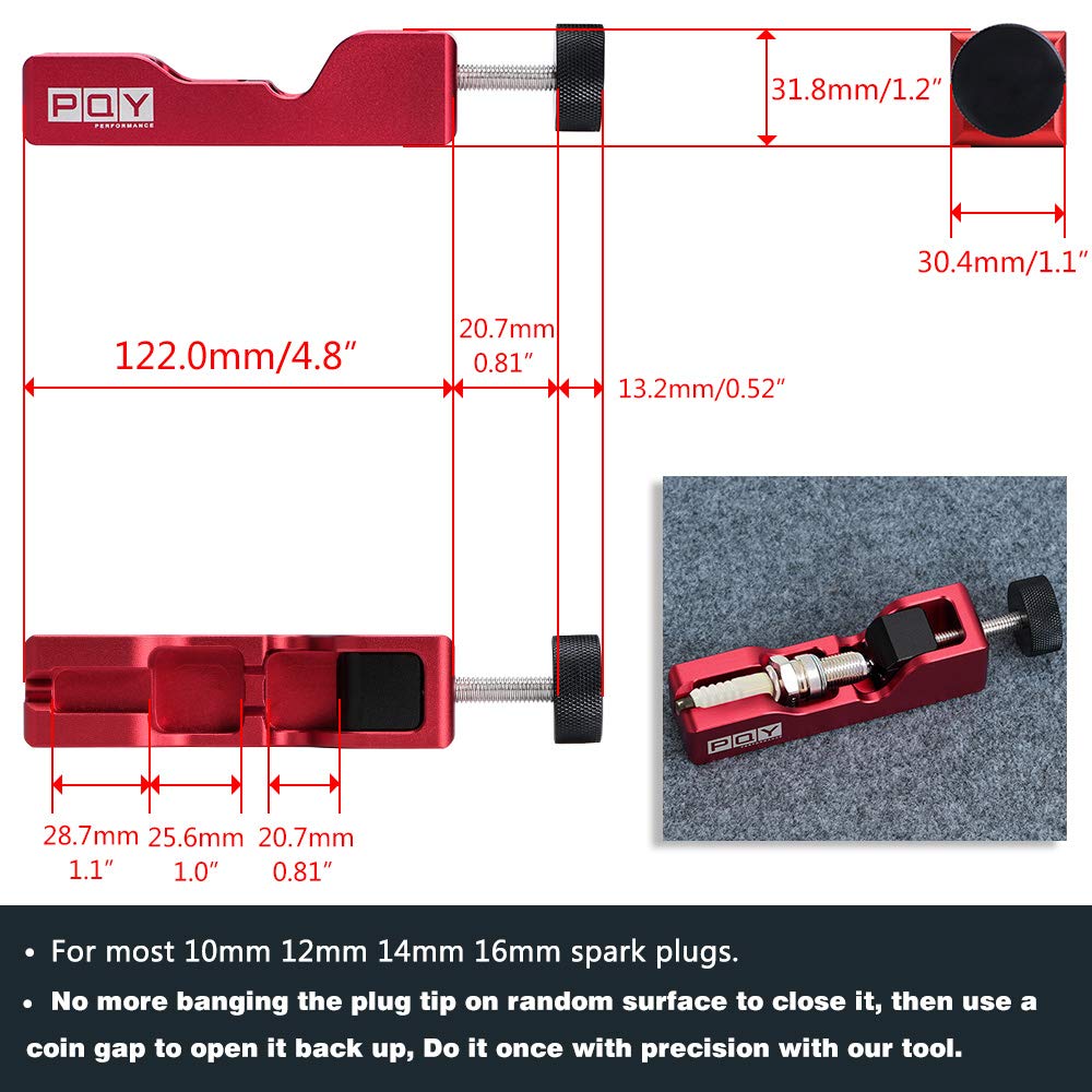 PQY next to a wrench for scale showing compact size and portability benefit