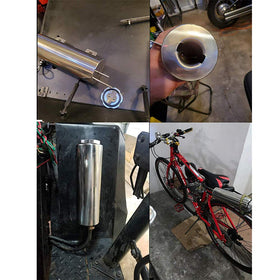 PQY installed tank with included brackets and clamps for easy mounting