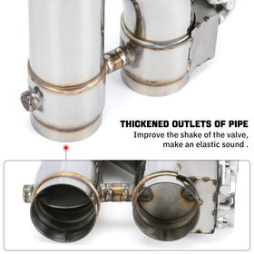 PQY exhaust pipe installed in vehicle illustrating practical fit and routing