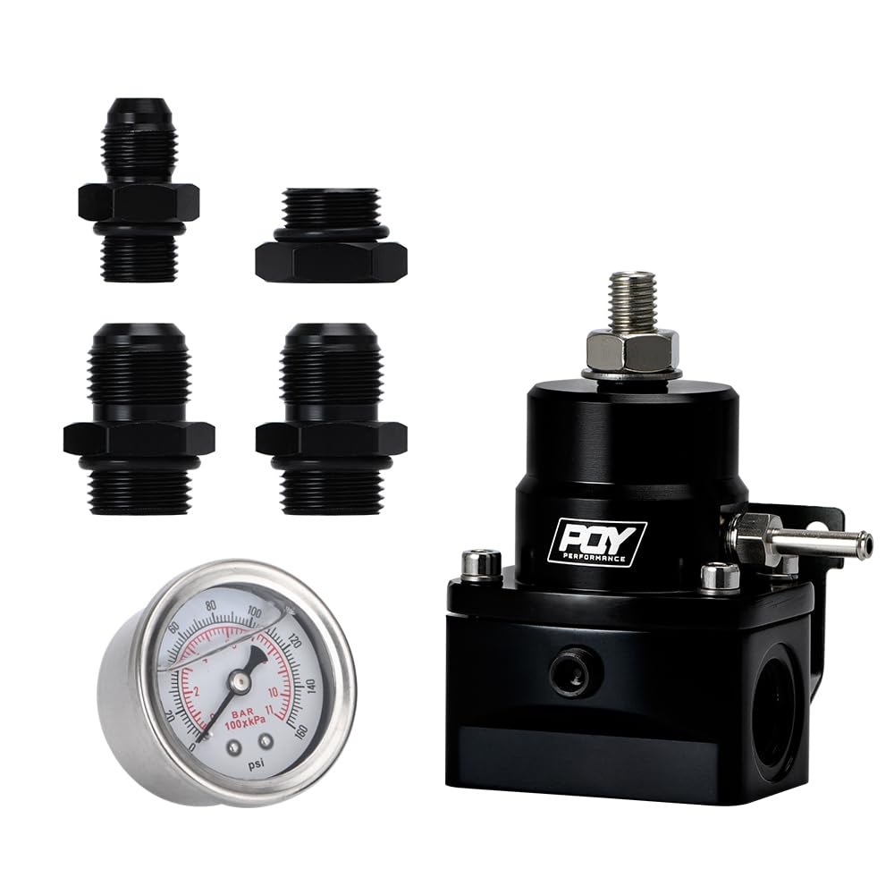 PQY regulator front view showing ports and durable billet finish for reliable performance