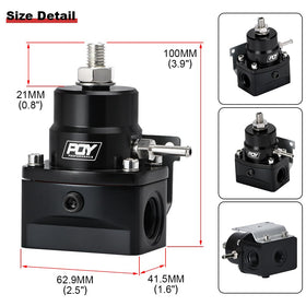 PQY regulator springs and gauge layflat photo showing included tuning hardware