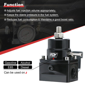 PQY regulator top adjustment bolt close-up for precise pressure tuning benefit
