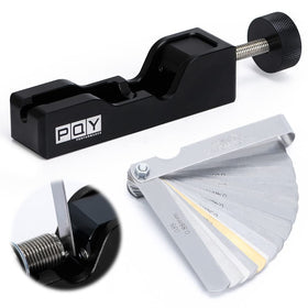PQY side profile of the knurled adjuster knob offering controlled gap changes and durability
