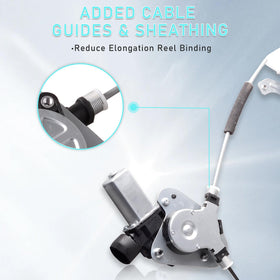 Predep electrical connector detail showing easy plug-in replacement benefit