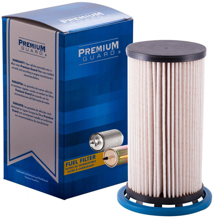 Premium Guard DF99187 front view showing cartridge and secure fit for easy replacement