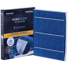 Premium Guard activated charcoal layer detail illustrating odor reduction