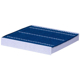 Premium Guard filter beside a hand showing compact size and fitment