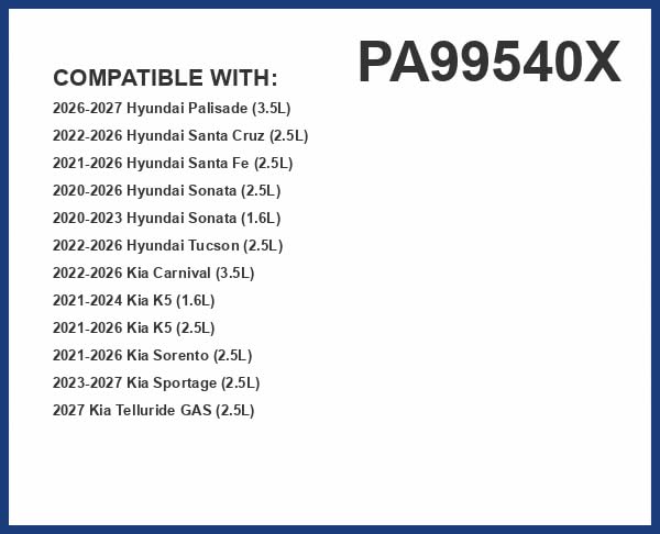 Premium Guard filter seal and gasket detail ensuring proper engine protection