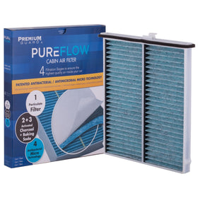 Premium Guard activated carbon layer detail reducing odors and fumes