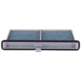 Premium Guard filter installed under glovebox demonstrating easy replacement