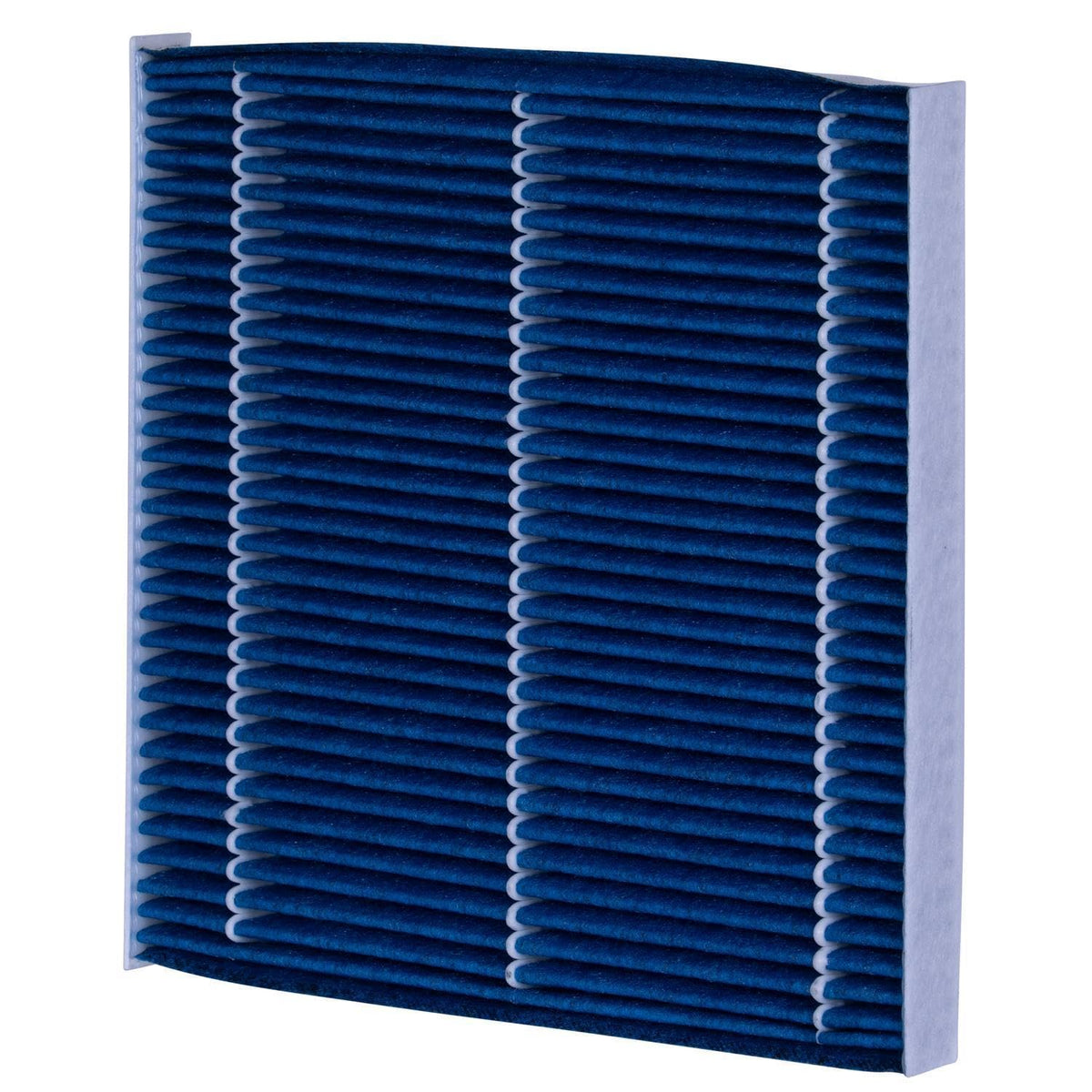Premium Guard filter beside a Toyota Tacoma demonstrating vehicle compatibility