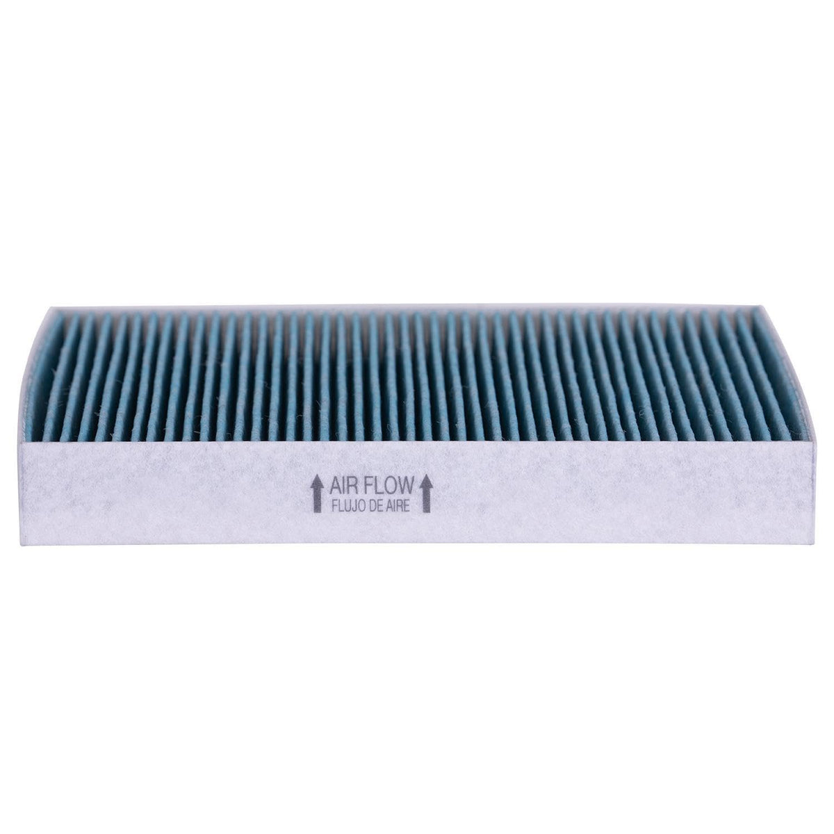Premium Guard hand holding filter inside car illustrating simple swap benefit