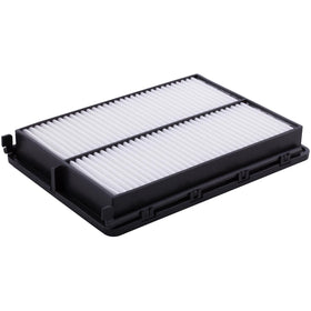 Premium Guard filter media texture close-up showing dense layers for contaminant capture