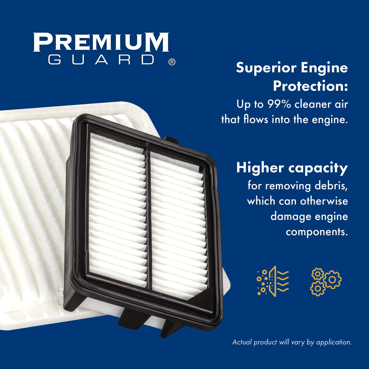 Premium Guard PG seal and frame closeup ensuring leak-free fit