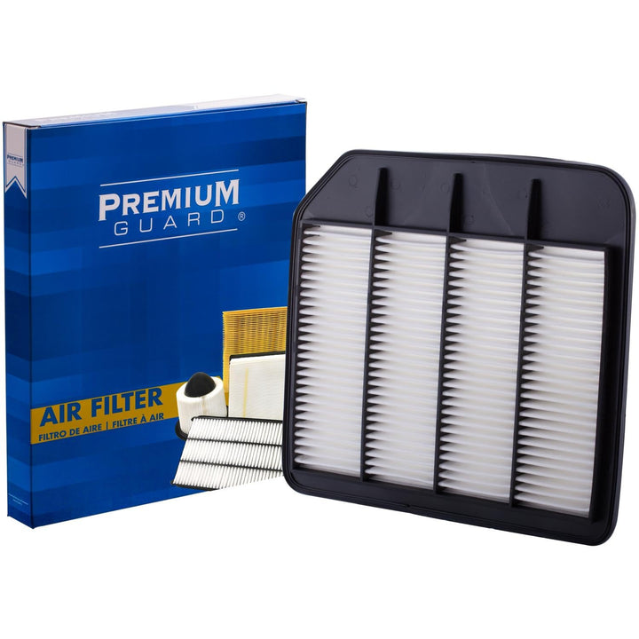 Premium Guard PG PA9943 front view showing filter shape and fit benefit