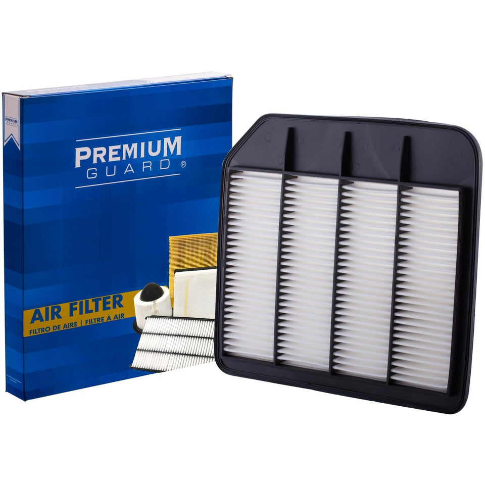 Premium Guard PG PA9943 front view showing filter shape and fit benefit