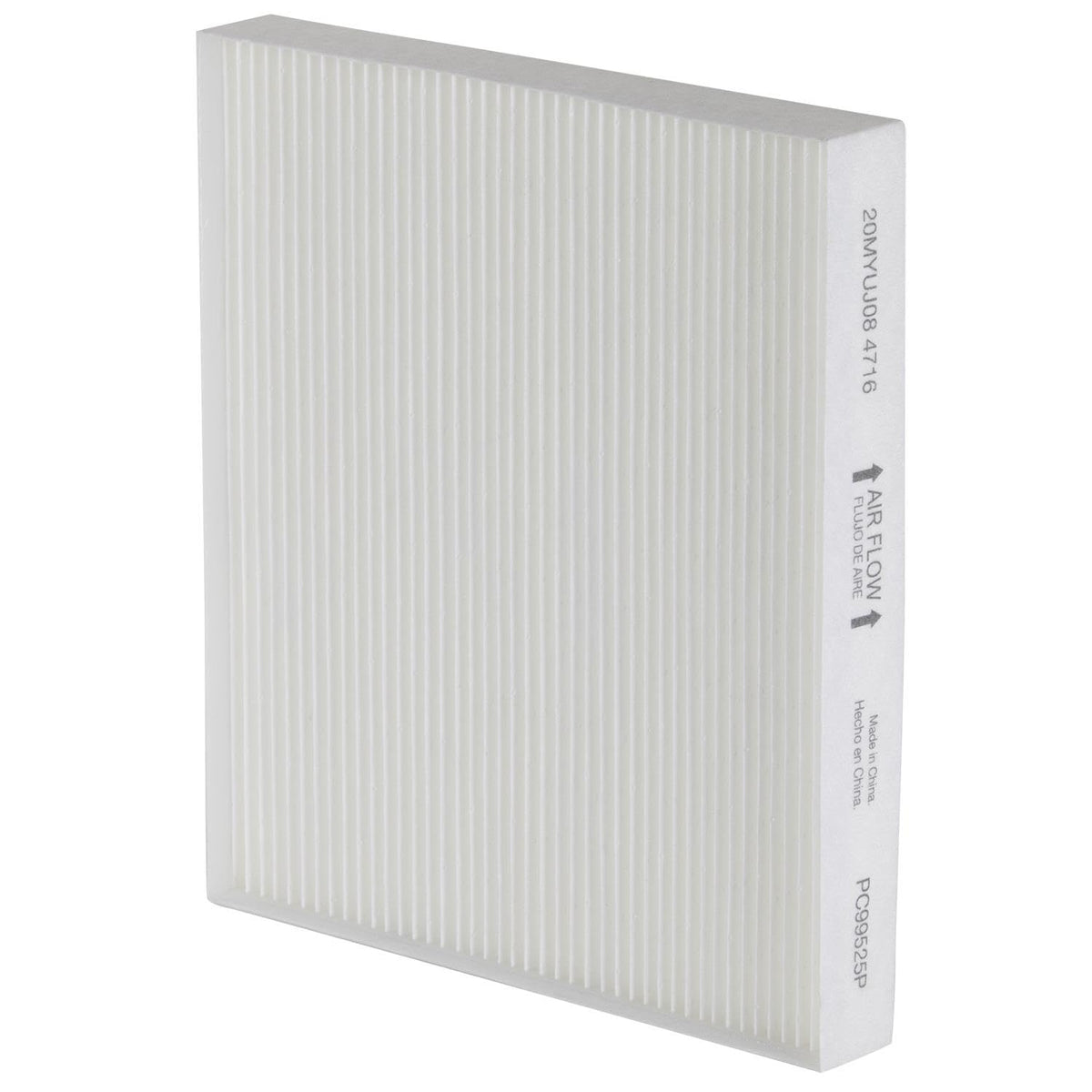 Premium Guard filter placed on Palisade dashboard signaling improved cabin comfort