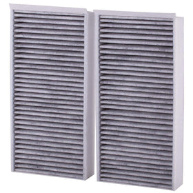 Premium Guard filter installed in vehicle cabin filter slot for easy maintenance