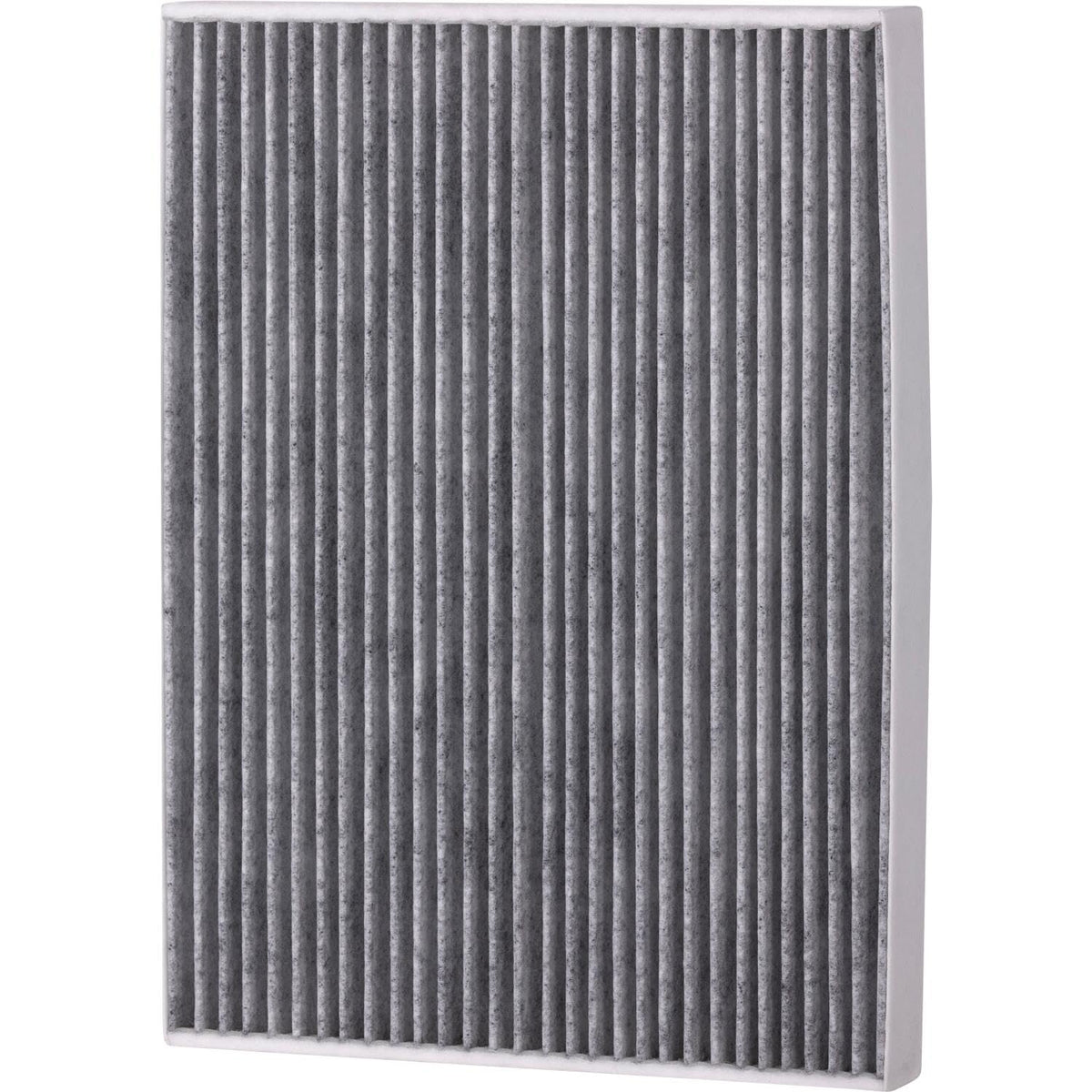 Premium Guard filter beside vehicle manual showing scale and correct sizing