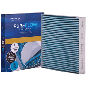 Premium Guard PUREFLOW activated carbon layer detail reducing odors