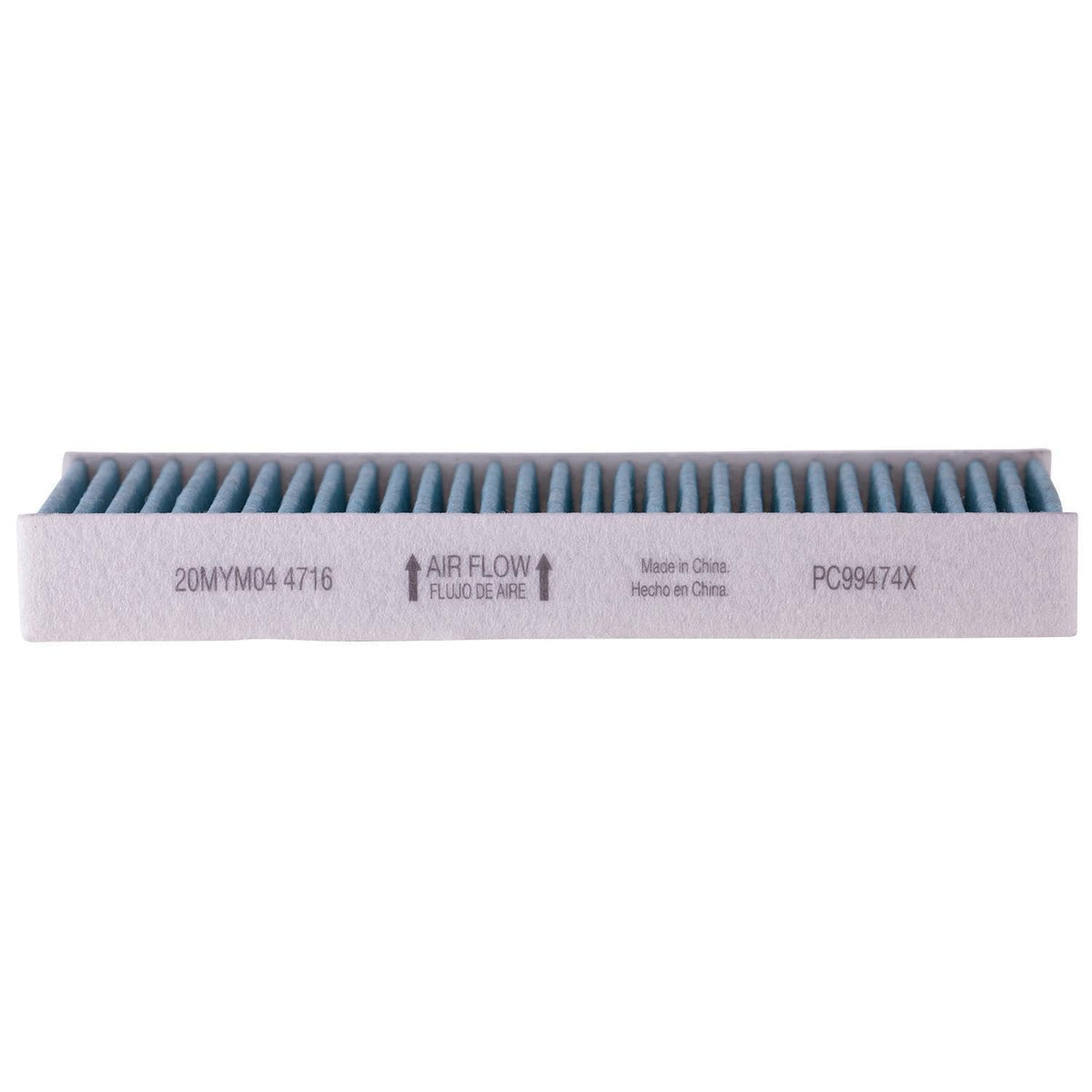 Premium Guard PUREFLOW compared to old filter showing improved filtration