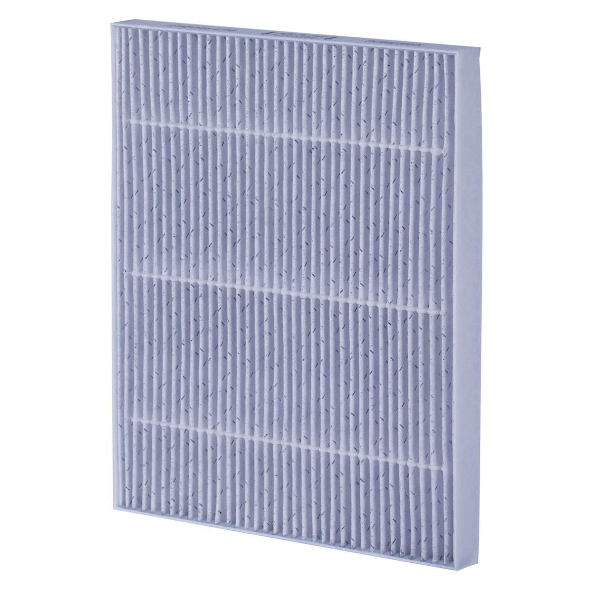 Premium Guard angled view of filter label and airflow direction marking