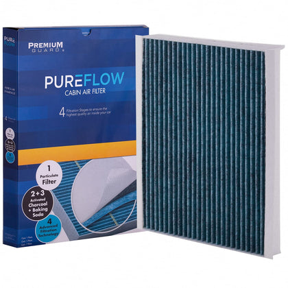 Premium Guard PUREFLOW front packaging showing product and fitment benefits