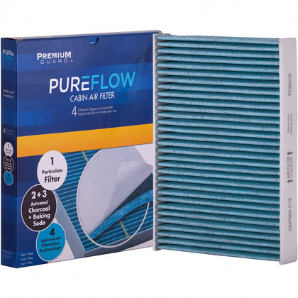 Premium Guard PUREFLOW front packaging showing compatibility and benefits