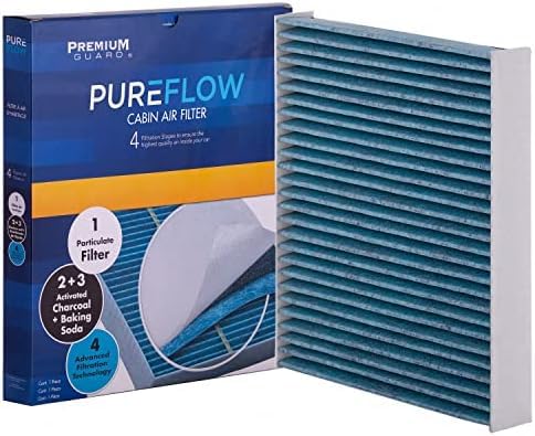 Premium Guard PUREFLOW front packaging showing filter and benefits
